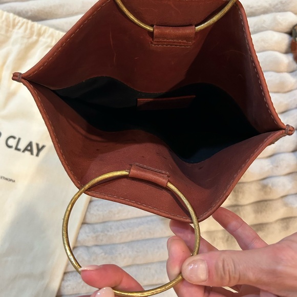 Parker Rich Brown Leather Tote - Picture 7 of 8